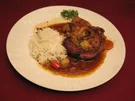 Rezept: Ossobuco an Basmatireis mit Salat Fix Ossobuco an Basmatireis mit Salat Fix - Rezept