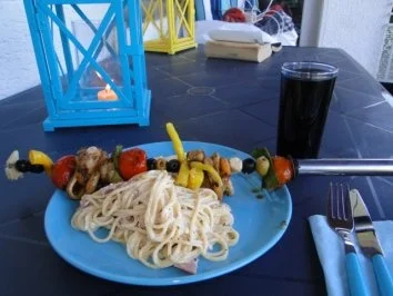 Spaghetti Cabonara mit Spiess                            (Fotos) - Rezept