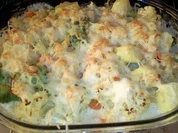 Rahmgemüse Auflauf - Rezept