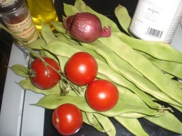 Breite Bohnen lauwarm in feinem Olivenöl - Rezept - Bild Nr. 3