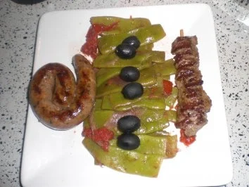 Breite Bohnen lauwarm in feinem Olivenöl - Rezept