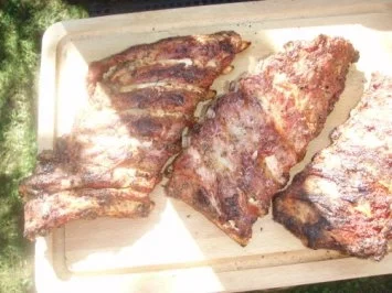 Spare Ribs vom Grill (Smookey) Zuckermais und Salat - Rezept - Bild Nr. 2