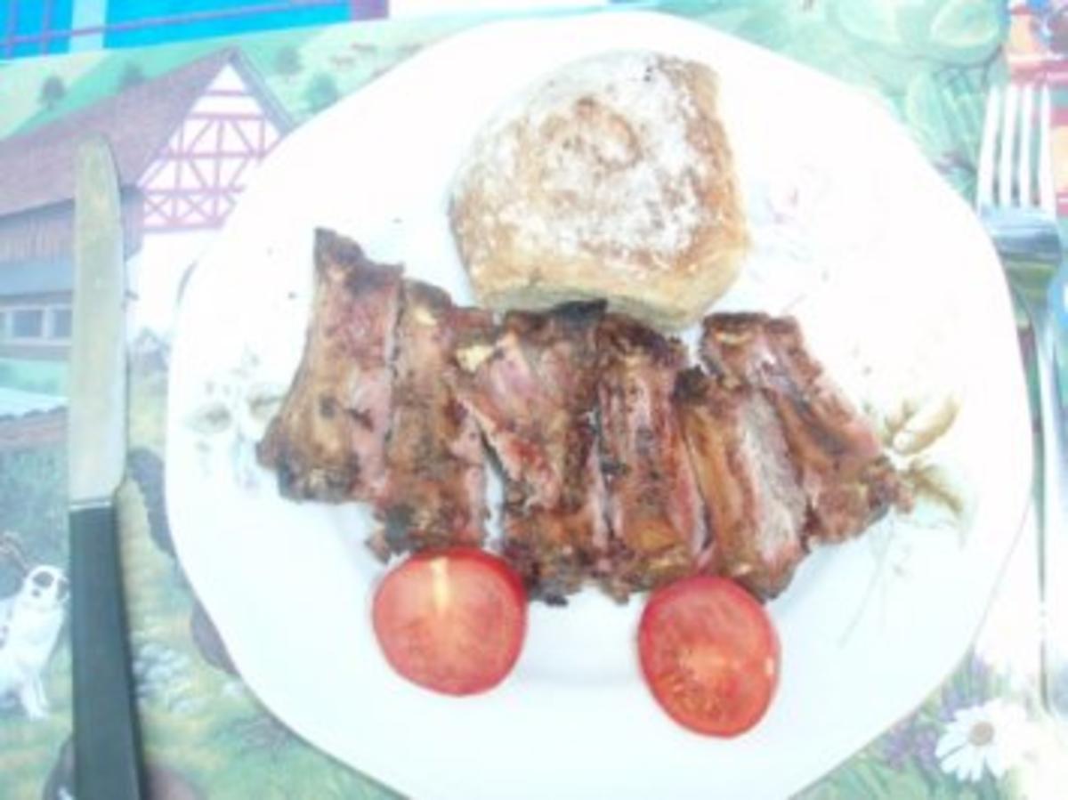 Spare Ribs vom Grill (Smookey) Zuckermais und Salat - Rezept - Bild Nr. 3