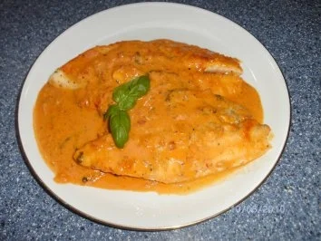 Rezept: Pangasiusfilet mit Weißwein-Sahne-Soße Bild Nr. 3 Pangasiusfilet mit Weißwein-Sahne-Soße - Rezept - Bild Nr. 3