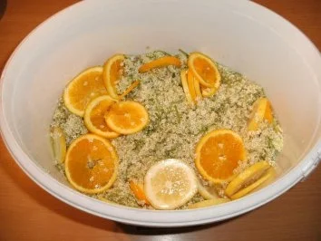 Rezept: Getränk: Holunderblüten-Sirup Bild Nr. 4 Getränk: Holunderblüten-Sirup - Rezept - Bild Nr. 4