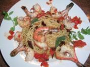 Riesengarnelen (Black Prawns) auf Aioli Art mit Spaghettini (für alle Italienfans) - Rezept