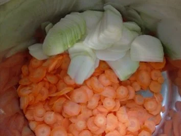 Gemüsesalat mit Orangen-Vinaigrette - Rezept - Bild Nr. 3