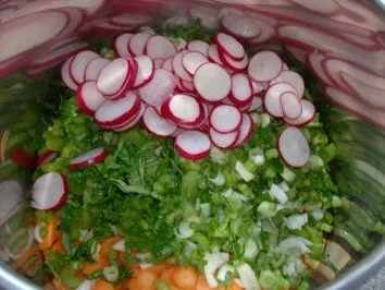 Gemüsesalat mit Orangen-Vinaigrette - Rezept - Bild Nr. 6