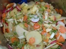 Gemüsesalat mit Orangen-Vinaigrette - Rezept