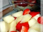 Dessert - Marinierte Erdbeeren mit Melone - Rezept