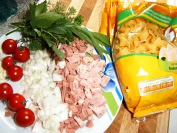 Kräuter- Tomaten - Bandnudeln - Rezept - Bild Nr. 2