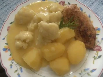 Rezept: Blumenkohl mit Holländischer Soße ( Ein altes DDR Rezept ) und Bild Nr. 16 Blumenkohl mit Holländischer Soße ( Ein altes DDR Rezept ) und - Rezept - Bild Nr. 16