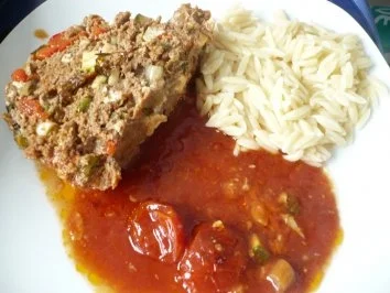 Hackbraten griechische Art - Rezept - Bild Nr. 6