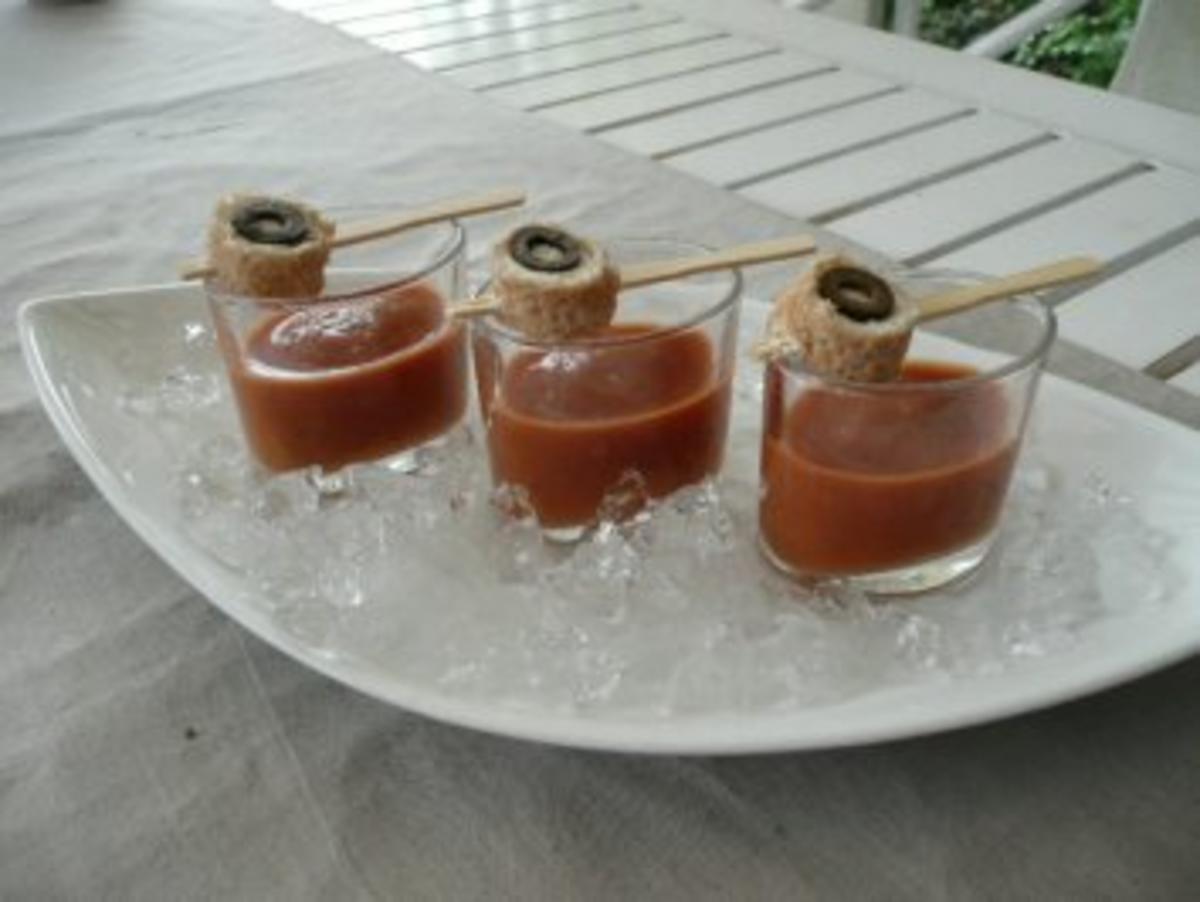 SUPPE :Gazpacho Bloody Mary - Rezept