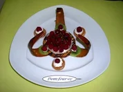 Himbeerdessert mit Hippengebäck - Rezept