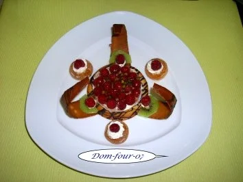 Himbeerdessert mit Hippengebäck - Rezept - Bild Nr. 4