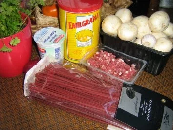 Taglioline al Barola mit Champignons - Rezept - Bild Nr. 2