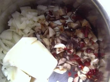 Champignon-Zwiebel-Kräuter-Soße - Rezept - Bild Nr. 3