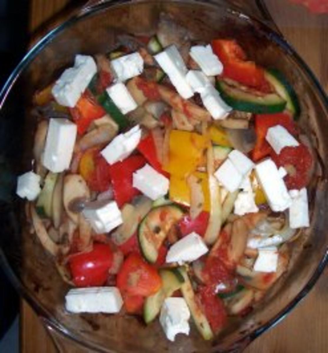 Bilder für Ratatouille mit Schafskäse - Rezept