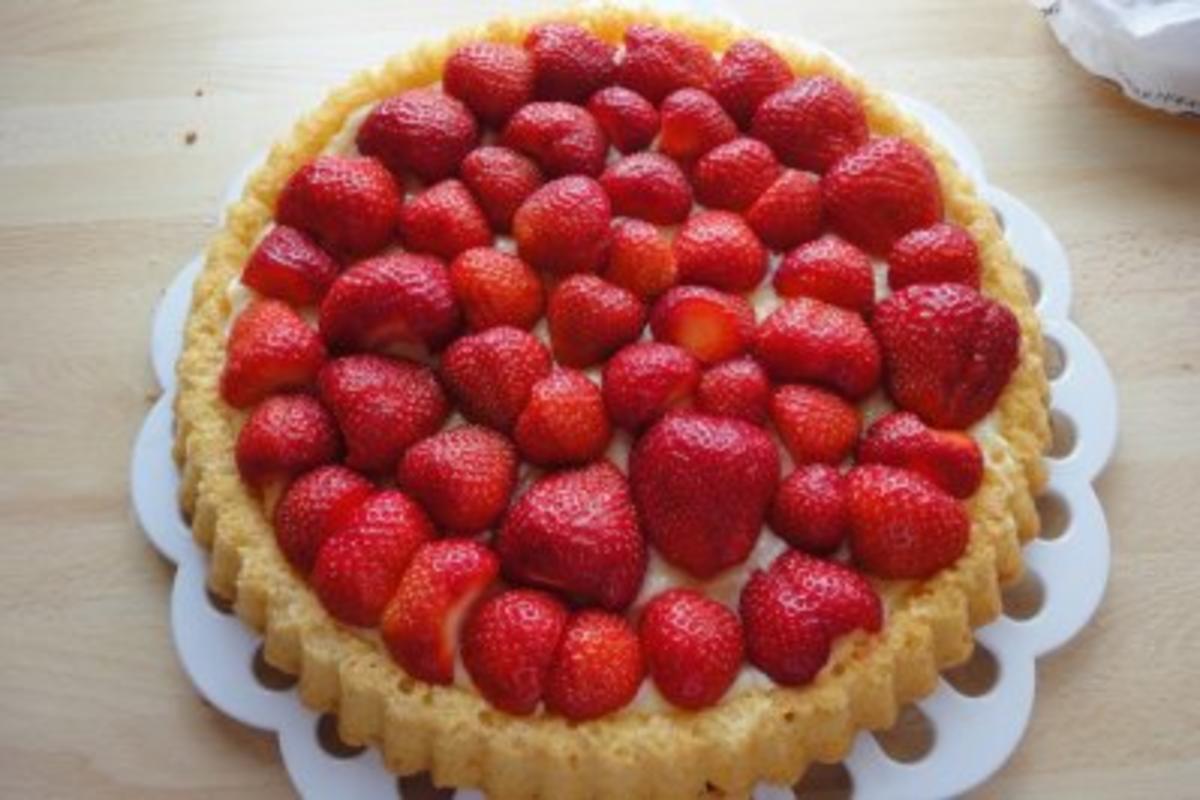 Erdbeer-Vanille-Kokos-Torte - Rezept - Bild Nr. 4