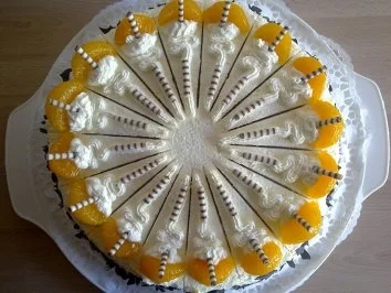 Mandarinen Orangen Torte - Rezept