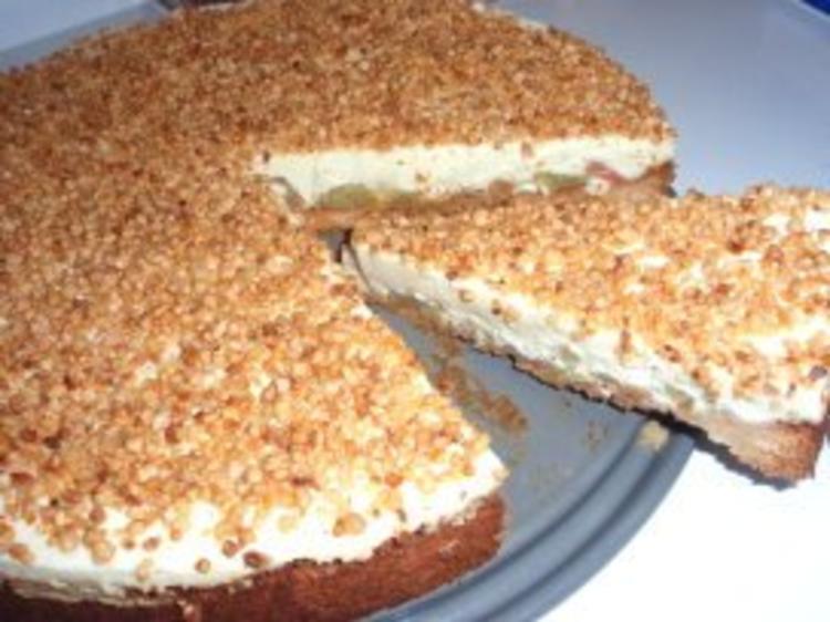 Torte: Rhabarber Creme Torte - einfach - von caramaus