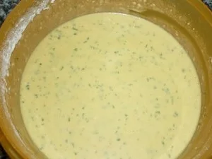 Rezept: Currykraut-Pfannkuchen mit knackiger Gemüsefüllung und Tete de Moine-Locken Bild Nr. 6 Currykraut-Pfannkuchen mit knackiger Gemüsefüllung und Tete de Moine-Locken - Rezept - Bild Nr. 6