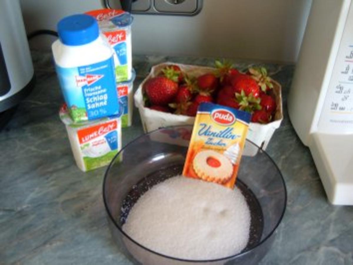 Eis-Erdbeer-Joghurt - Rezept - Bild Nr. 2