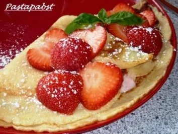 Rezept: Erdbeer Crèpes Erdbeer Crèpes - Rezept