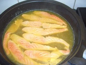 Rezept: Pochierter Lachs Bild Nr. 10 Pochierter Lachs - Rezept - Bild Nr. 10