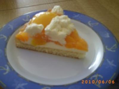 Rezept: Kuchen: Schneller Pfirsichkuchen mit Kokos-Sahne - Fotos sind on Kuchen: Schneller Pfirsichkuchen mit Kokos-Sahne - Fotos sind on - Rezept