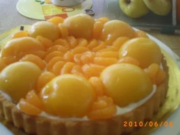 Kuchen: Schneller Pfirsichkuchen mit Kokos-Sahne - Fotos sind on - Rezept - Bild Nr. 5