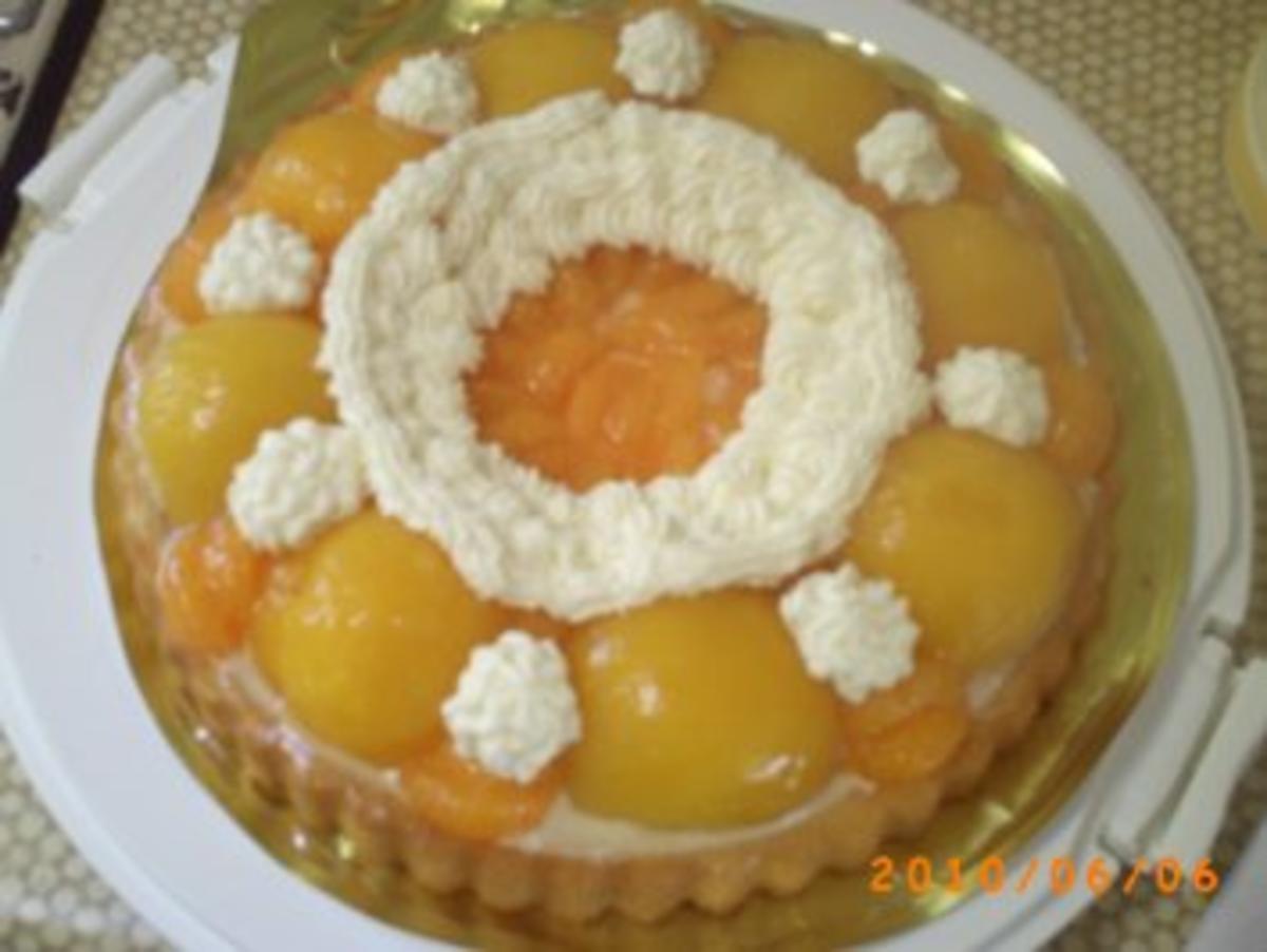Kuchen: Schneller Pfirsichkuchen mit Kokos-Sahne - Fotos sind on - Rezept - Bild Nr. 6