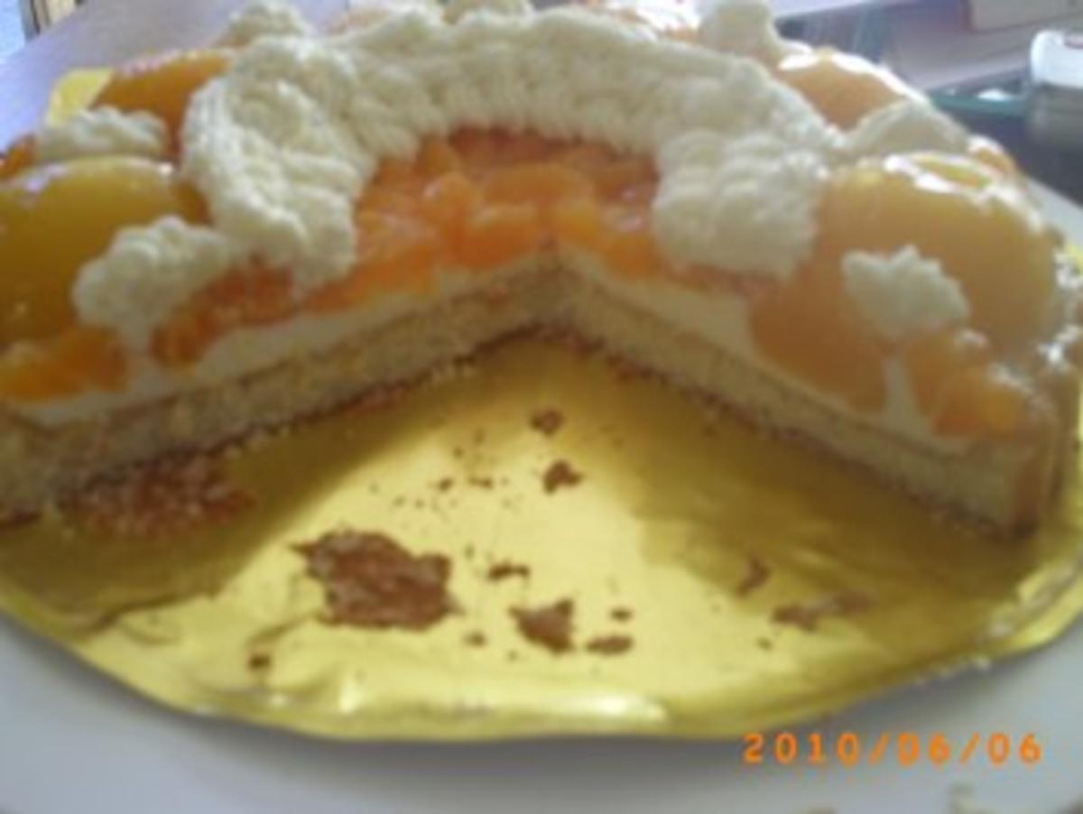 Kuchen: Schneller Pfirsichkuchen mit Kokos-Sahne - Fotos sind on - Rezept - Bild Nr. 7