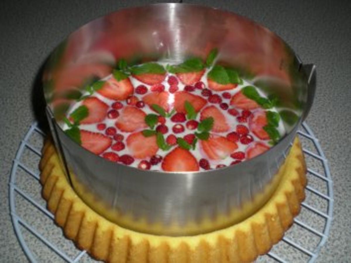 Erdbeer Holunder Torte - Rezept - Bild Nr. 5