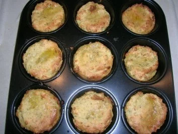 Kartoffelmuffins mediterran - als Beilage z.B. zum Osso buco oder einfach PUR genossen - Rezept