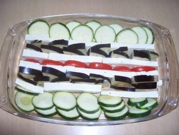 Rezept: Anti-Pasti-Auflauf mit Schafskäse Anti-Pasti-Auflauf mit Schafskäse - Rezept