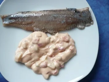 Matjes mit Dip - Rezept