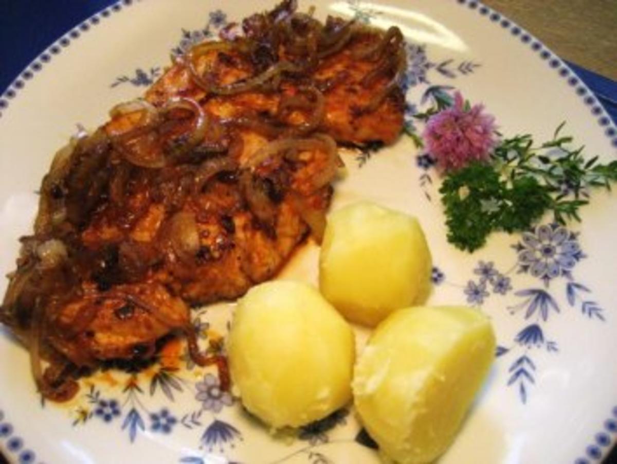 Bilder für Puten-Zwiebelschnitzel ... - Rezept