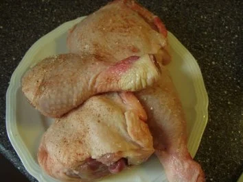 Rezept: Hähnchenschenkel Bild Nr. 4 Hähnchenschenkel - Rezept - Bild Nr. 4