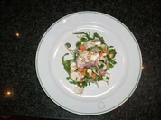 Griechischer Octopus auf Rucolabett - Rezept