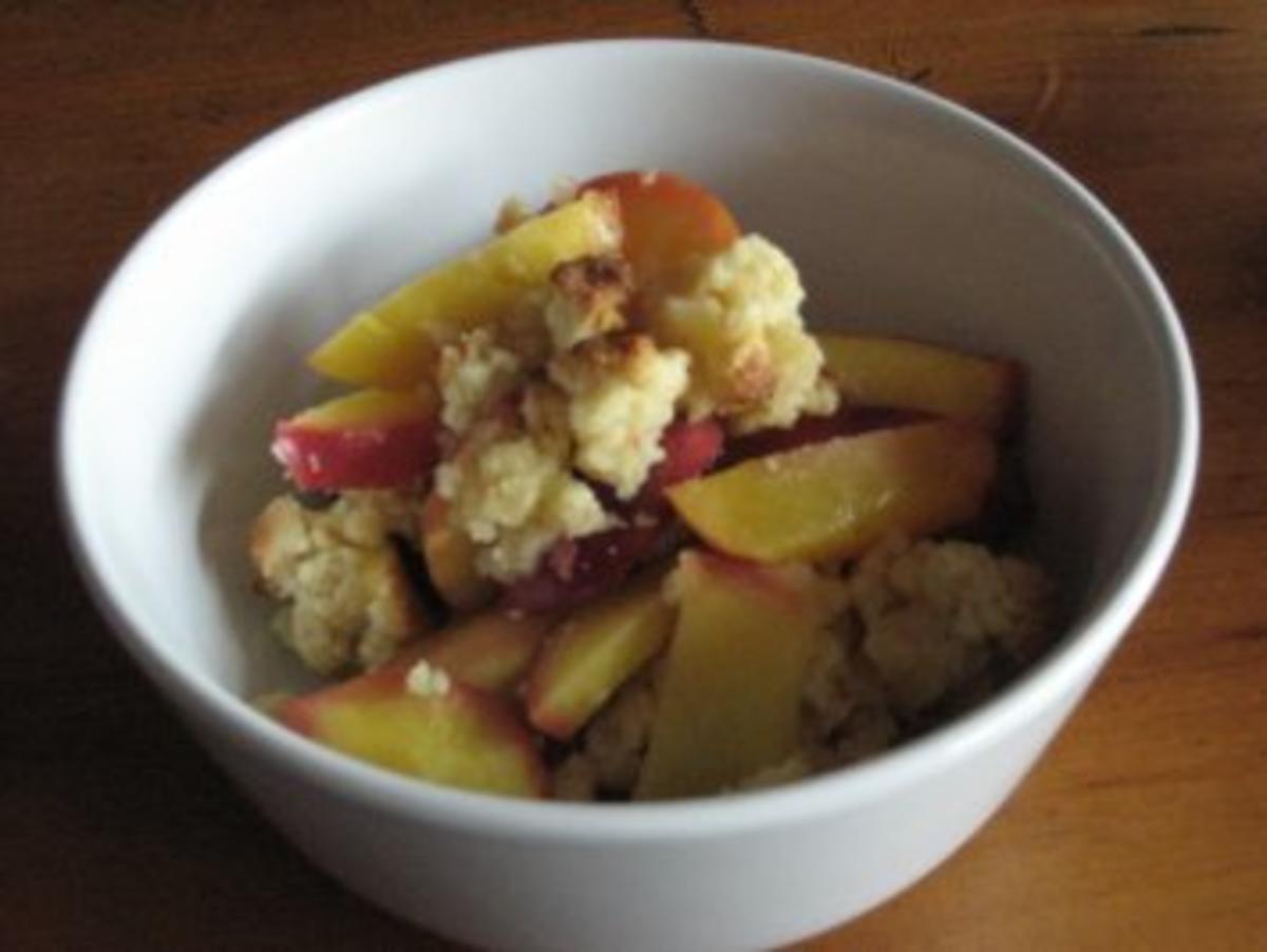 Nektarinen-Crumble - Rezept - Bild Nr. 2