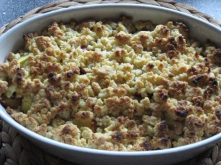 Nektarinen-Crumble - Rezept mit Bild - kochbar.de