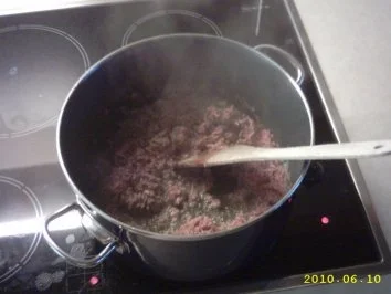 Hackreistopf mit Gurke - Rezept