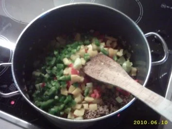 Hackreistopf mit Gurke - Rezept - Bild Nr. 2