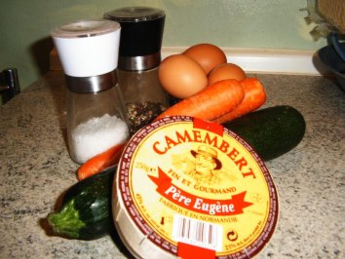 Camenbert Zuccini Möhren -Souffle - einfach - von wastel
