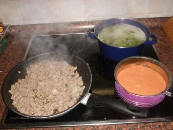 Rezept: Hackfleisch-Bohnenauflauf Bild Nr. 2 Hackfleisch-Bohnenauflauf - Rezept - Bild Nr. 2