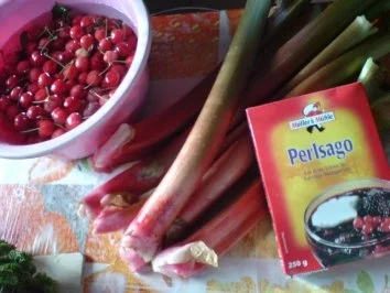 Kirsch-Rhabarber-Grütze - Rezept - Bild Nr. 4