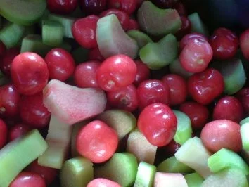 Kirsch-Rhabarber-Grütze - Rezept - Bild Nr. 5