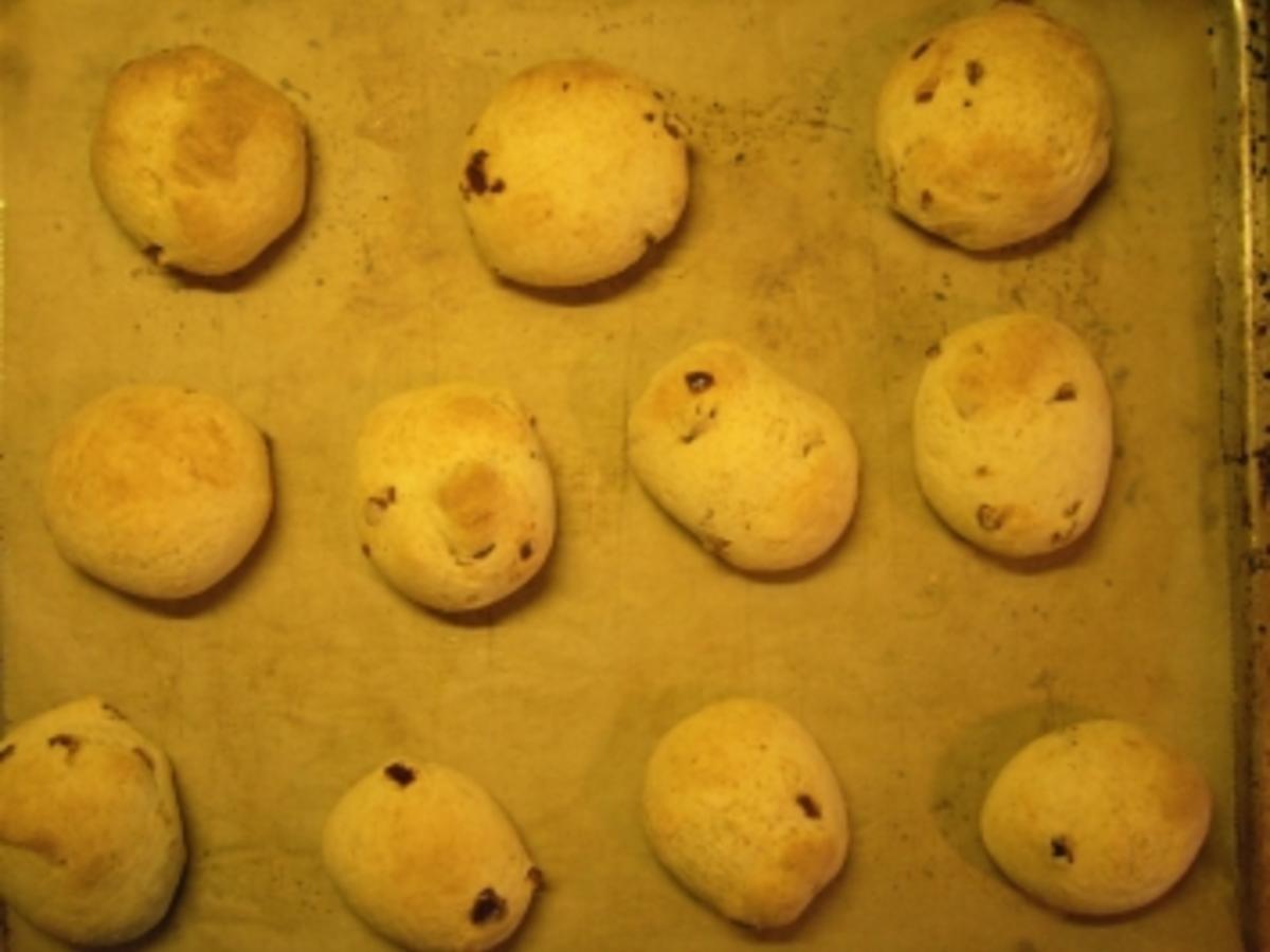 Brot: Dattel Brötchen aus Quark-Ölteig - schnell &amp; einfach - 228 kcal/100g